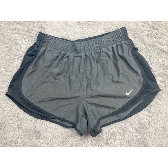 Nike tempo dri fit running shorts in black heather/wolf grey - Picture 2 of 8